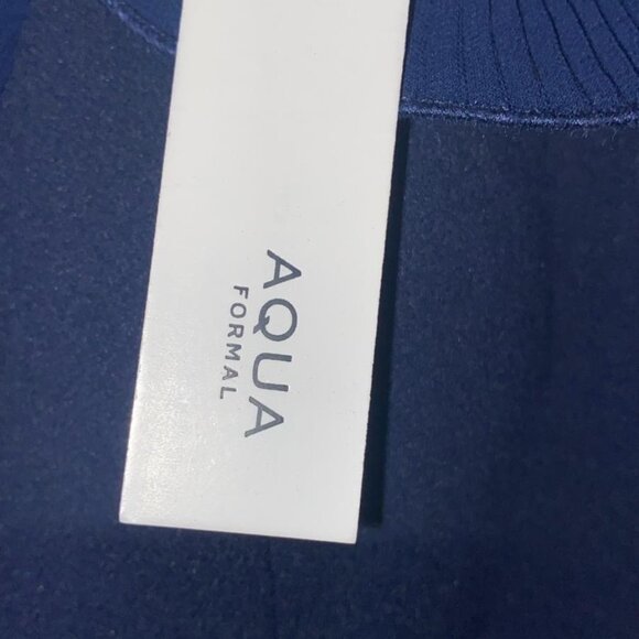 AQUA Ruffled Neck Evening Gown-Exclusive - Picture 3 of 10